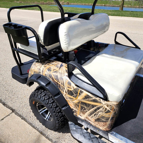 Brand New 48v Electric Golf Cart Lifted & Loaded eMACHINE - TREE CAMO