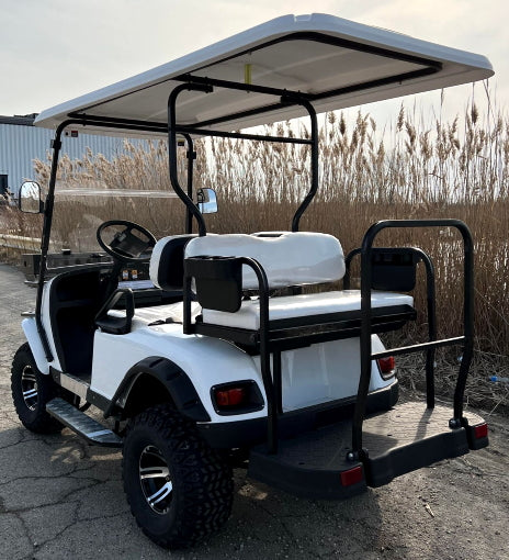 Brand New 48v Electric Golf Cart Lifted & Loaded eMACHINE - WHITE