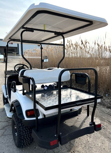 Brand New 48v Electric Golf Cart Lifted & Loaded eMACHINE - WHITE