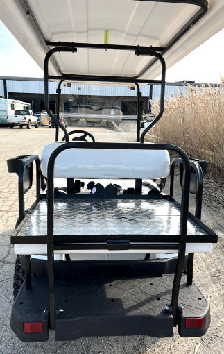 Brand New 48v Electric Golf Cart Lifted & Loaded eMACHINE - WHITE