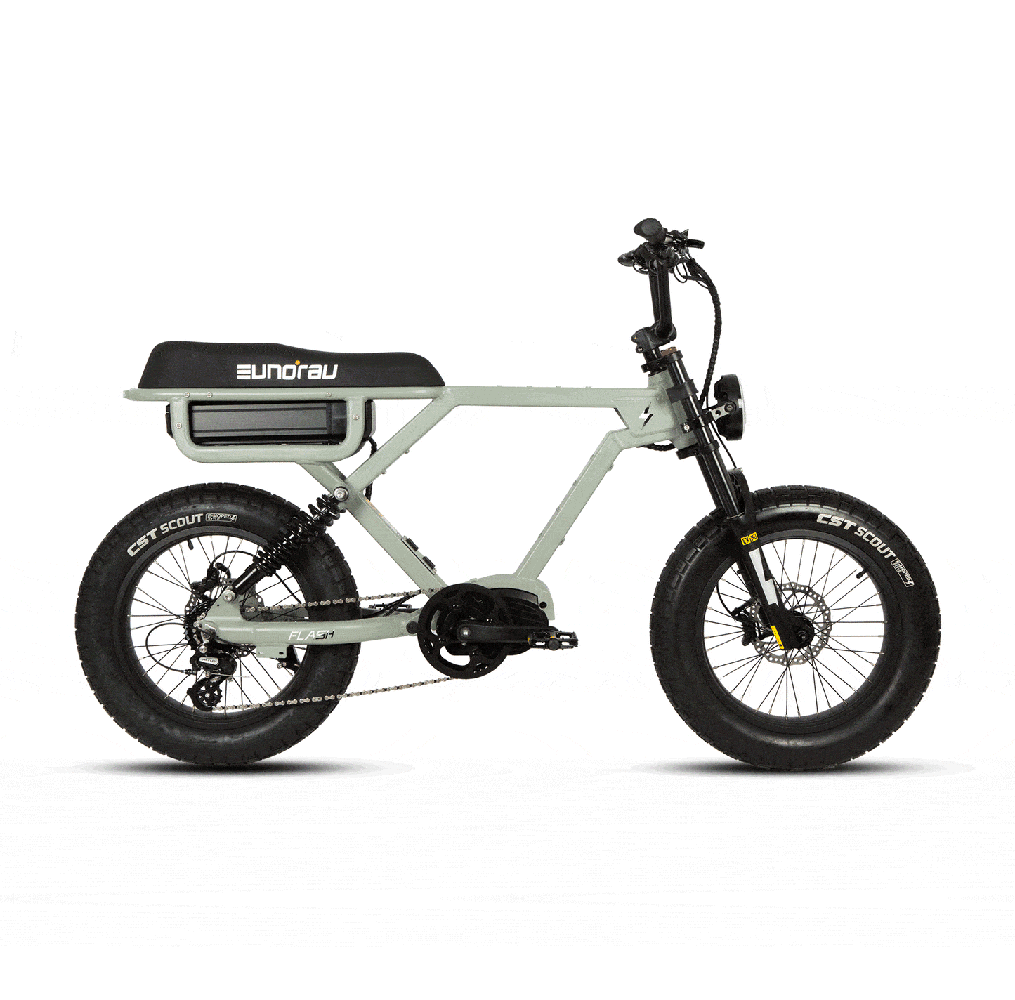 EUNORAU FLASH Electric Bike - 52V 16Ah 750-1000W, Full Suspension, Range up to 220 miles!, Max Capacity 440lbs - 100% Financing Available!