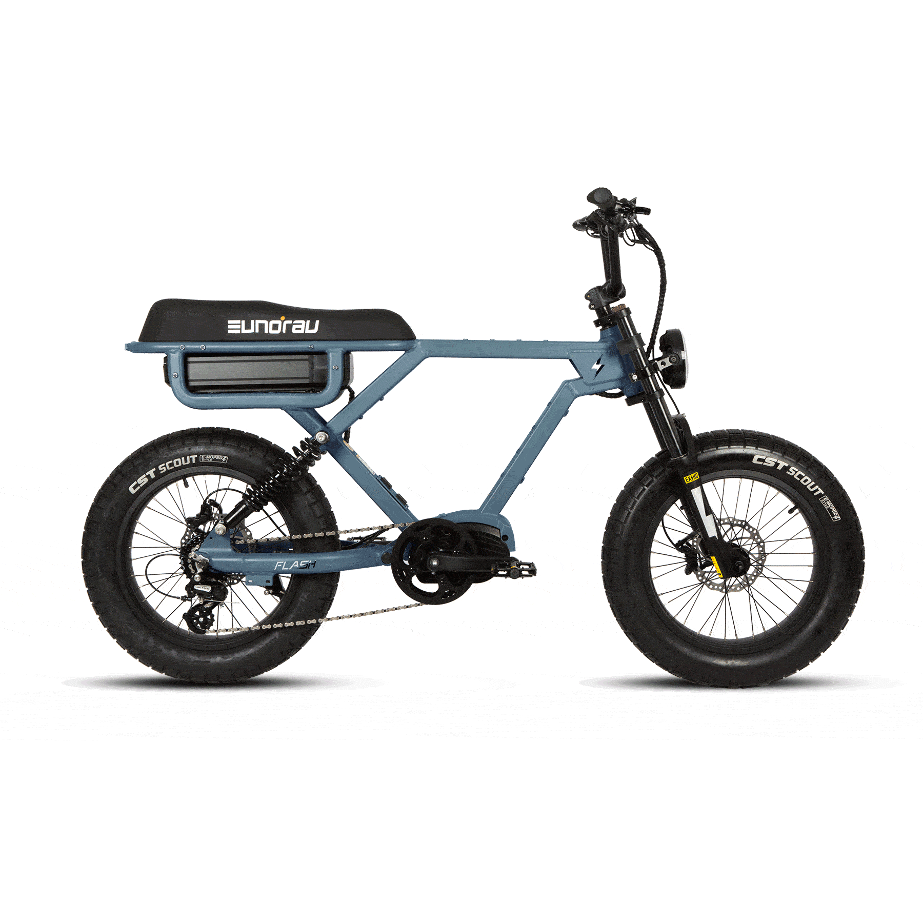 EUNORAU FLASH Electric Bike - 52V 16Ah 750-1000W, Full Suspension, Range up to 220 miles!, Max Capacity 440lbs - 100% Financing Available!