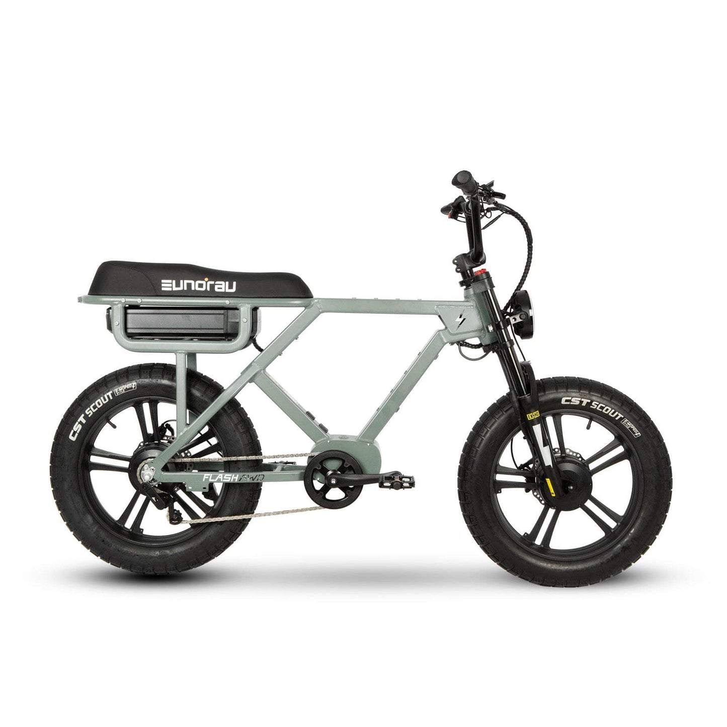 EUNORAU FLASH Electric Bike - 52V 16Ah 750-1000W, Full Suspension, Range up to 220 miles!, Max Capacity 440lbs - 100% Financing Available!