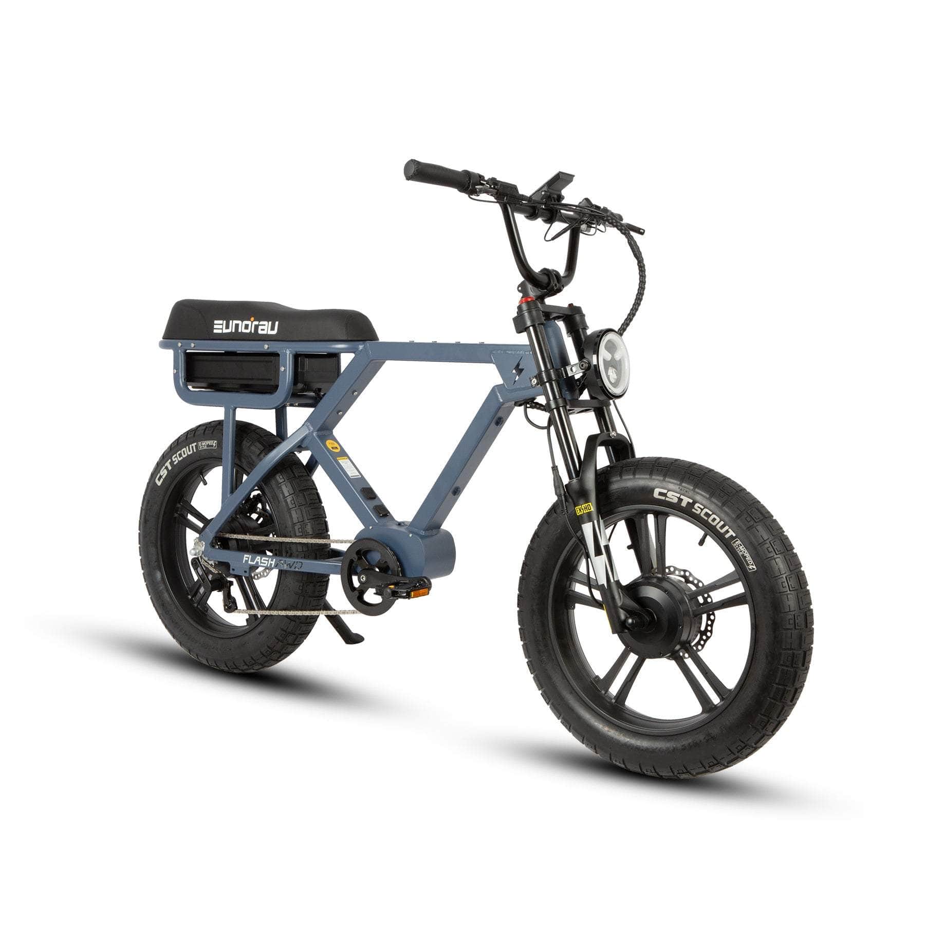 EUNORAU FLASH Electric Bike - 52V 16Ah 750-1000W, Full Suspension, Range up to 220 miles!, Max Capacity 440lbs - 100% Financing Available!