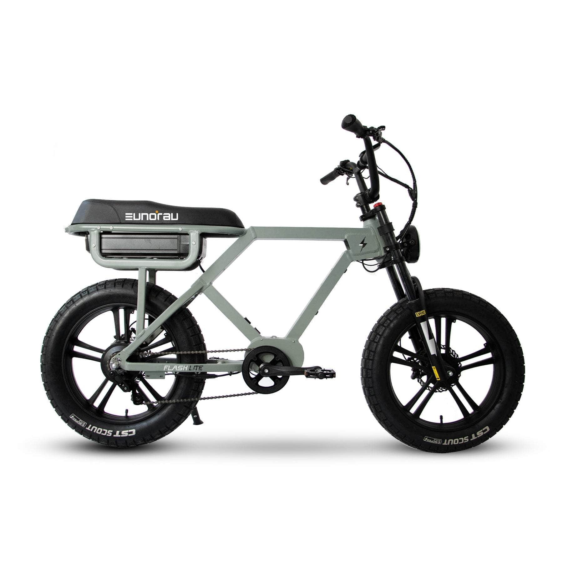 EUNORAU FLASH Electric Bike - 52V 16Ah 750-1000W, Full Suspension, Range up to 220 miles!, Max Capacity 440lbs - 100% Financing Available!