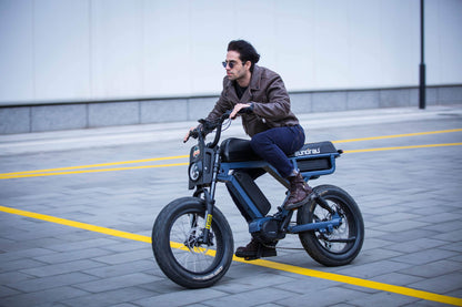EUNORAU FLASH Electric Bike - 52V 16Ah 750-1000W, Full Suspension, Range up to 220 miles!, Max Capacity 440lbs - 100% Financing Available!