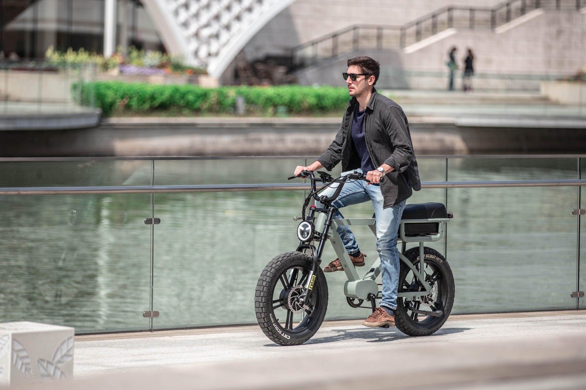 EUNORAU FLASH Electric Bike - 52V 16Ah 750-1000W, Full Suspension, Range up to 220 miles!, Max Capacity 440lbs - 100% Financing Available!