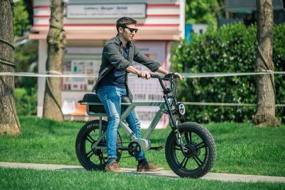 EUNORAU FLASH Electric Bike - 52V 16Ah 750-1000W, Full Suspension, Range up to 220 miles!, Max Capacity 440lbs - 100% Financing Available!