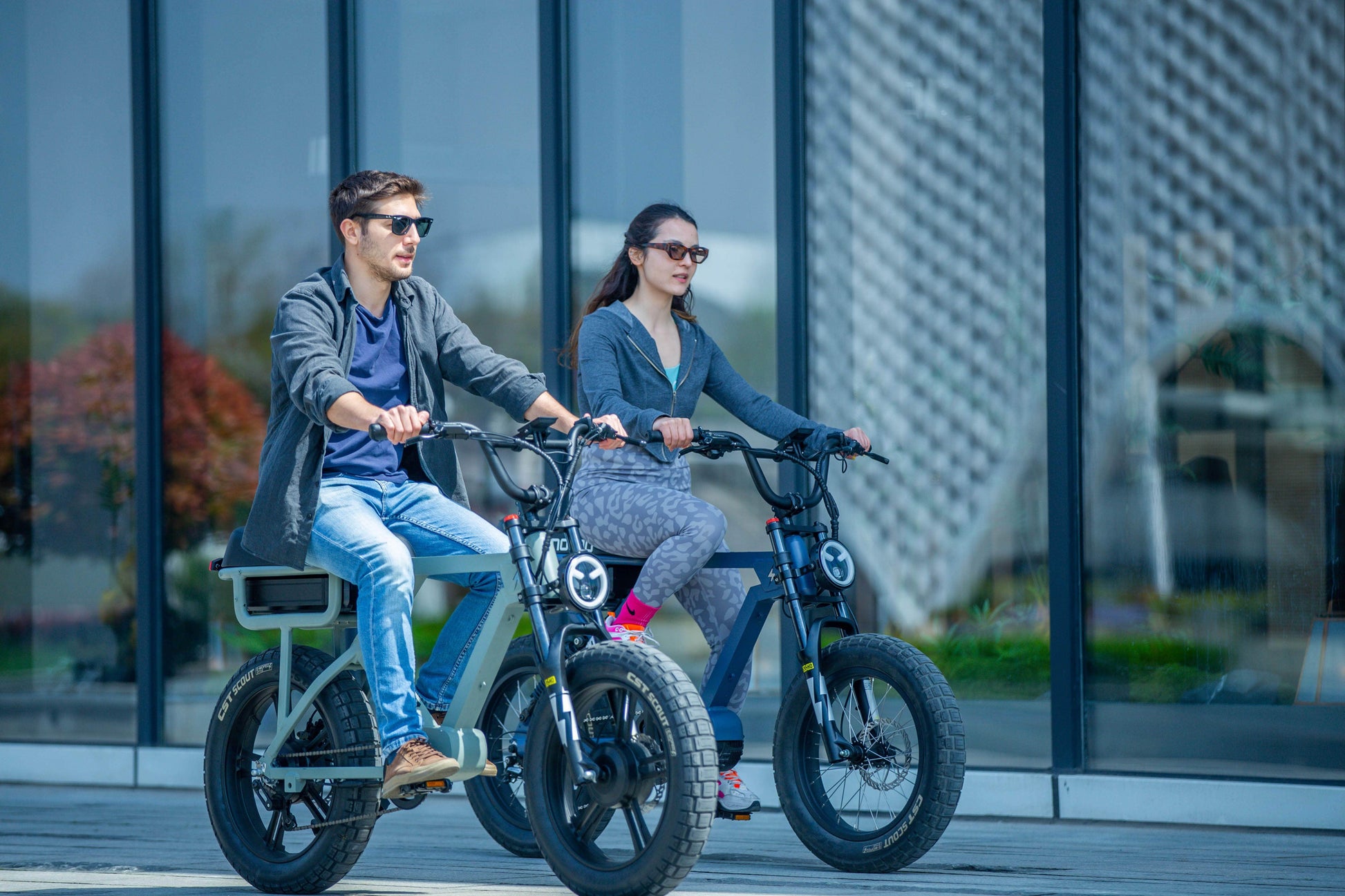 EUNORAU FLASH Electric Bike - 52V 16Ah 750-1000W, Full Suspension, Range up to 220 miles!, Max Capacity 440lbs - 100% Financing Available!