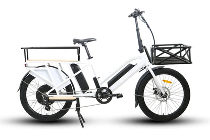 Eunorau MAX-CARGO Rear-Drive Cargo Electric Bike - 48V, 750W, 14Ah - 100% Financing Available!