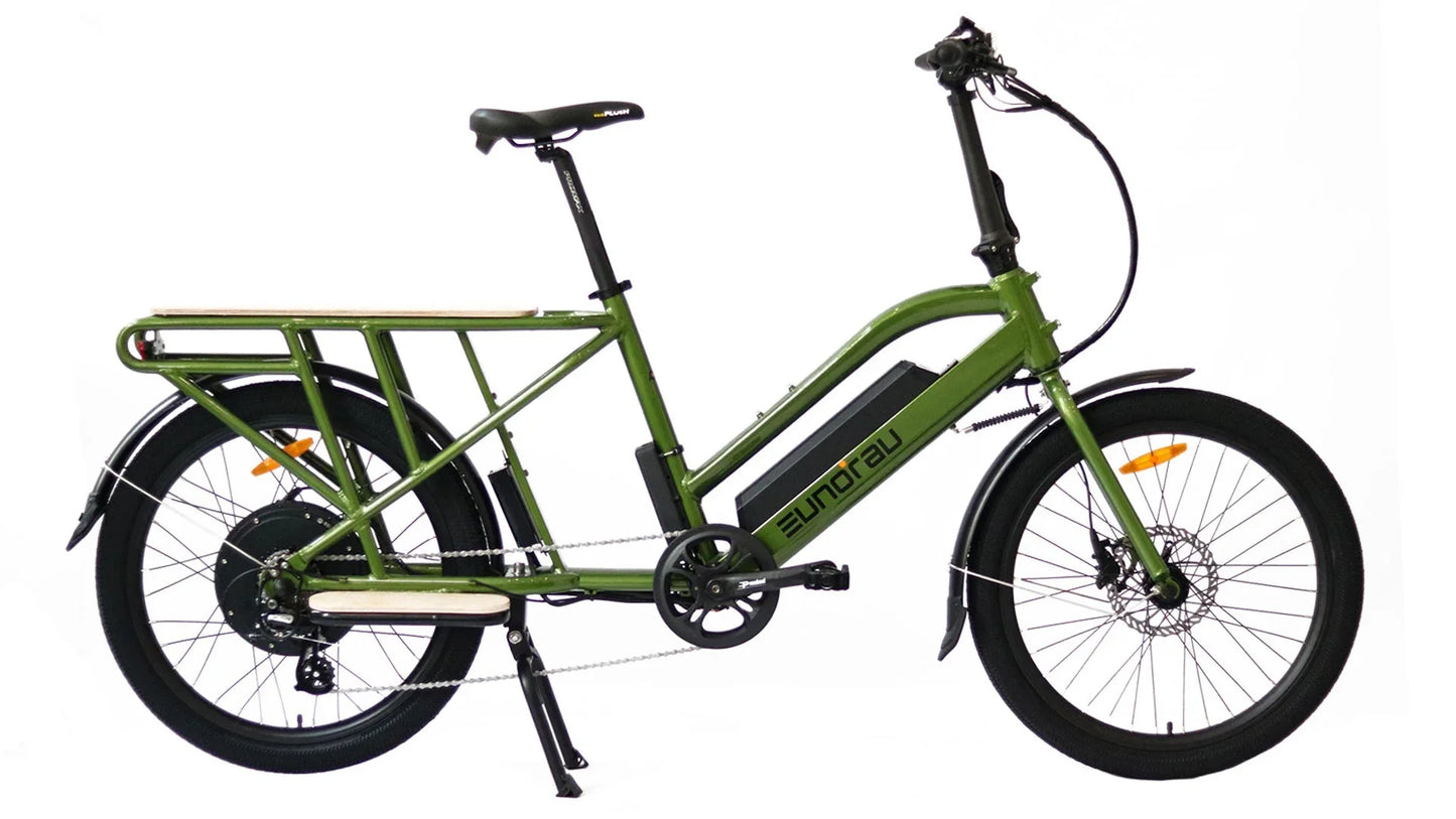 Eunorau MAX-CARGO Rear-Drive Cargo Electric Bike - 48V, 750W, 14Ah - 100% Financing Available!