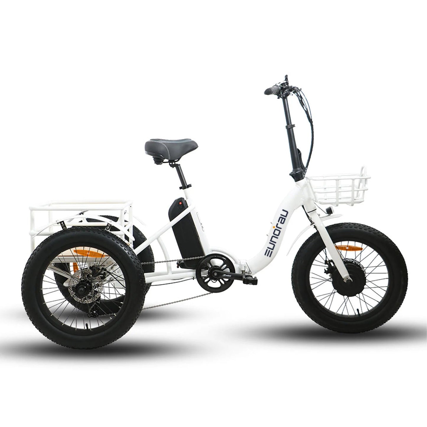 Eunorau NEW-TRIKE 2.0 Folding Electric Trike 48V 500W, upto 100 Mile Range -  100% Financing Available!