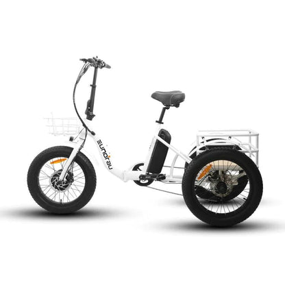 Eunorau NEW-TRIKE 2.0 Folding Electric Trike 48V 500W, upto 100 Mile Range -  100% Financing Available!