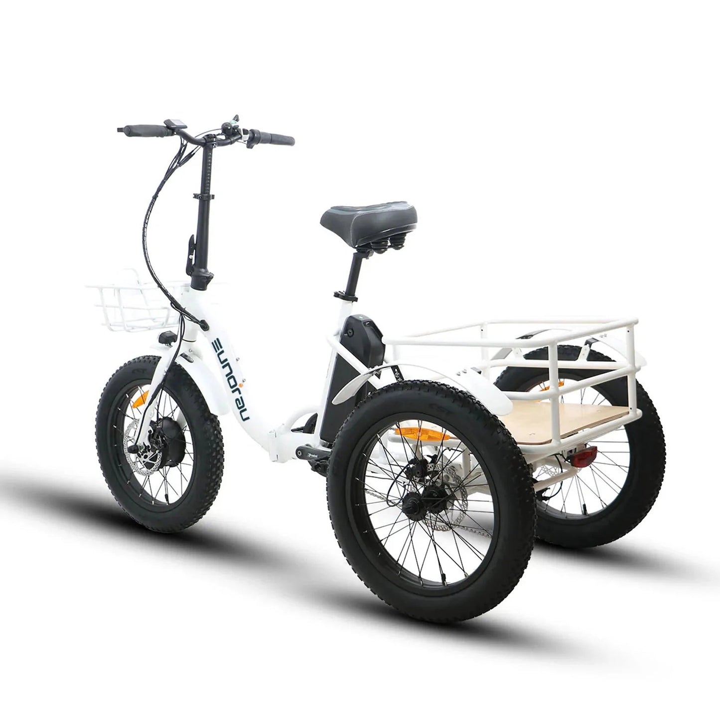 Eunorau NEW-TRIKE 2.0 Folding Electric Trike 48V 500W, upto 100 Mile Range -  100% Financing Available!