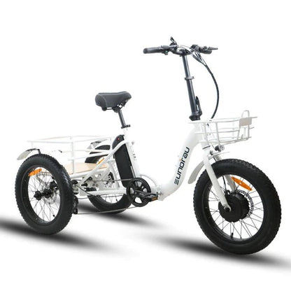 Eunorau NEW-TRIKE 2.0 Folding Electric Trike 48V 500W, upto 100 Mile Range -  100% Financing Available!