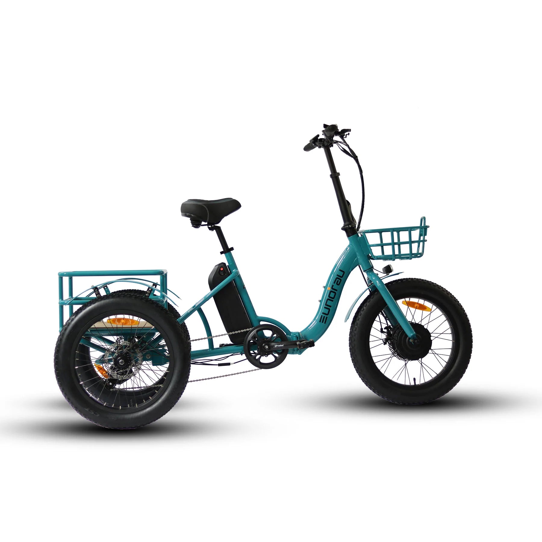 Eunorau NEW-TRIKE 2.0 Folding Electric Trike 48V 500W, upto 100 Mile Range -  100% Financing Available!