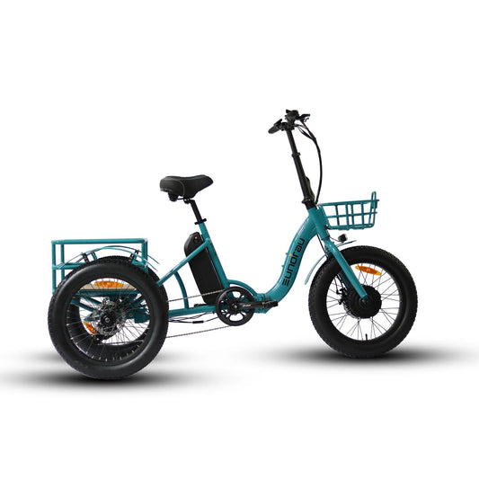 Eunorau NEW-TRIKE 2.0 Folding Electric Trike 48V 500W, upto 100 Mile Range -  100% Financing Available!