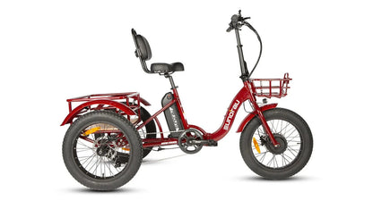 Eunorau NEW-TRIKE 2.0 Folding Electric Trike 48V 500W, upto 100 Mile Range -  100% Financing Available!