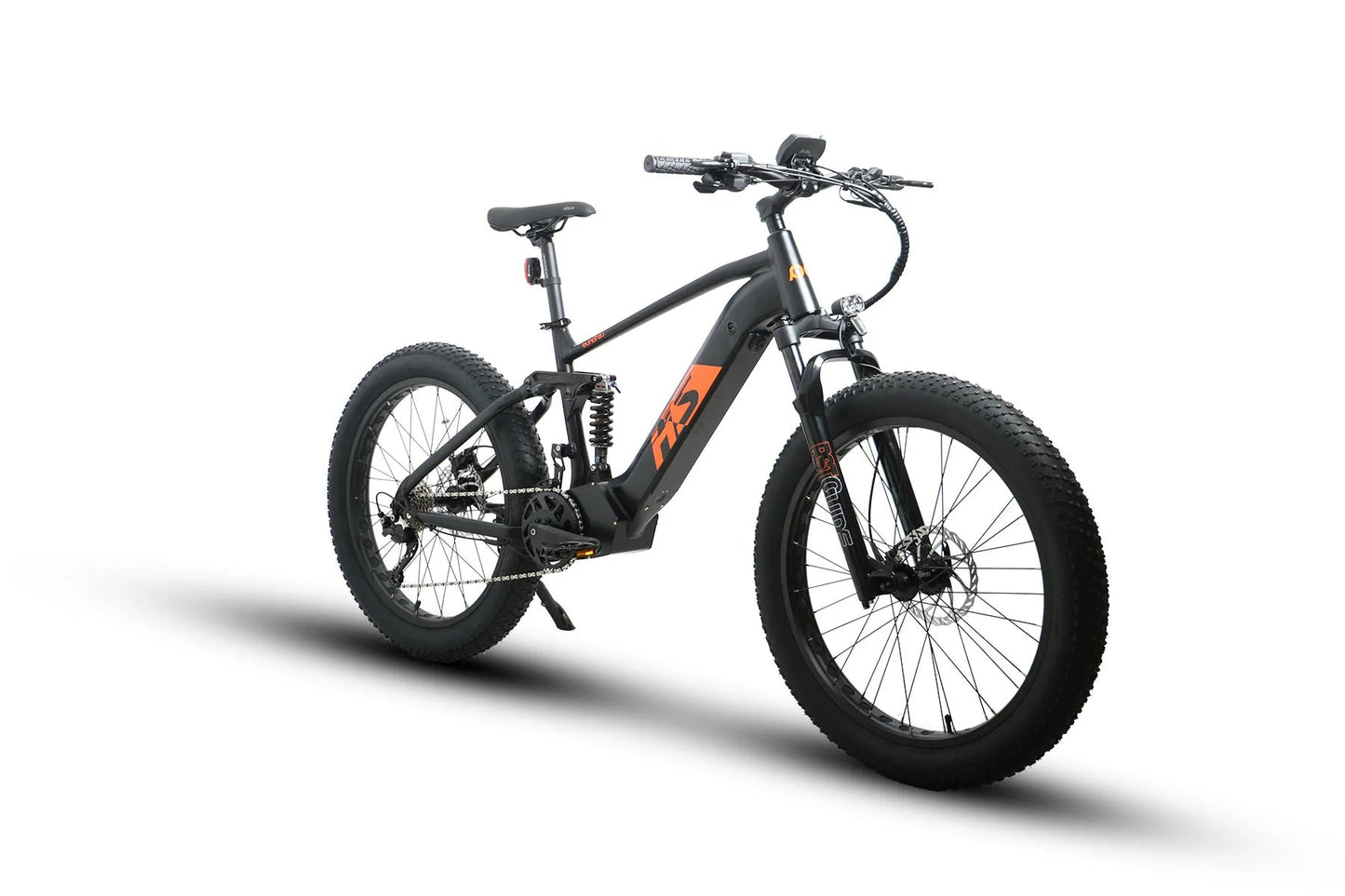 Eunorau FAT-HS Fat Tire Electric Bike - 48V, 1000W, 15-17Ah Mid-Drive, Full Suspension, Hydraulic Brakes- 100% Financing Available!