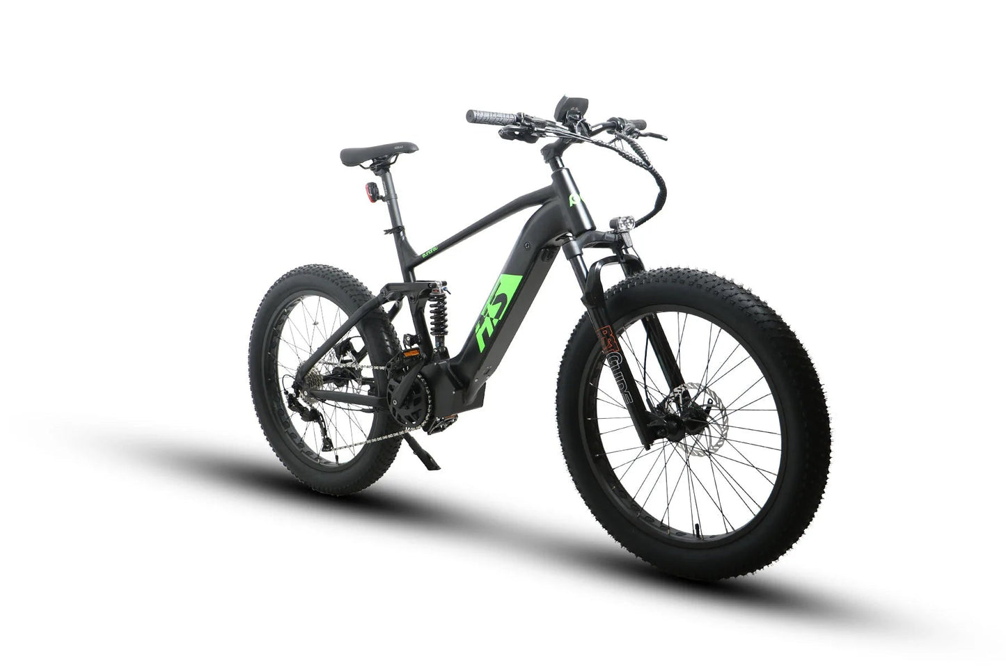 Eunorau FAT-HS Fat Tire Electric Bike - 48V, 1000W, 15-17Ah Mid-Drive, Full Suspension, Hydraulic Brakes- 100% Financing Available!