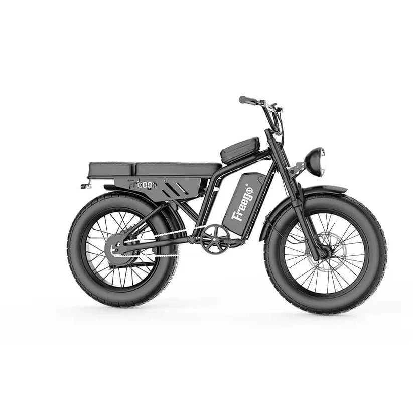 Freego Shotgun Lite F0: Ideal Electric Bike for Short Riders (4'11" to 5'8") - 48V 10.4Ah 500W - full suspension, hydraulic front and rear brakes, fat tires - Financing Available