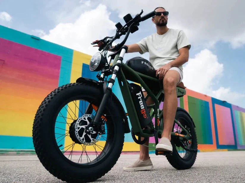 Freego Flash F3 Pro Max Dual Motor and Battery Fat Tire Electric Bike, 48V, 40Ah, 750Wx2, Full Suspension - 100% Financing Available