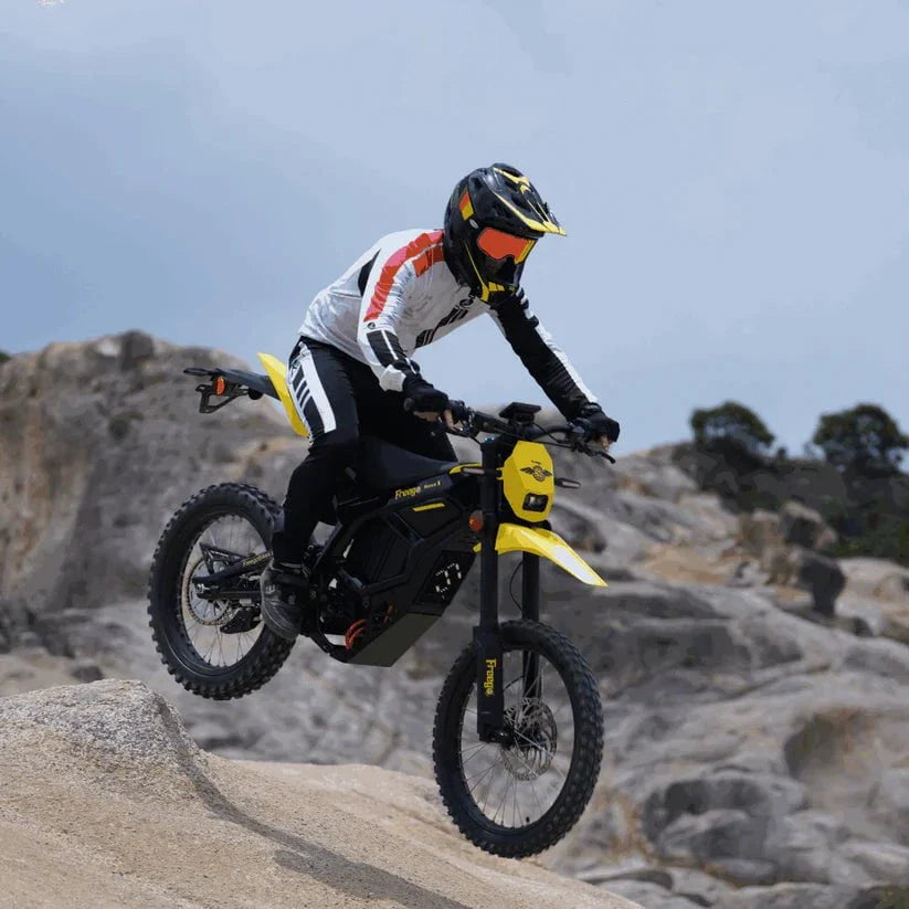 Freego NOVA 5/NOVA 5 PRO Mid-Drive Off-Road Electric Dirt Bike - 72V, 40Ah, 8000W/15,000W Peak, full suspension, 4-piston hydraulic brakes, max speed 53-62MPH - 100% Financing Available