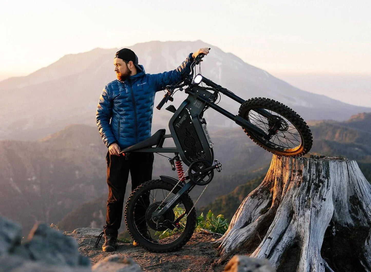 Freego X2 Dirt Master Off Road Electric Dirt Bike - 60V, 30Ah, 6000W peak, 50 MPH max speed,  full suspension, hydraulic brakes, Shimano 7-gear - 100% Financing Available