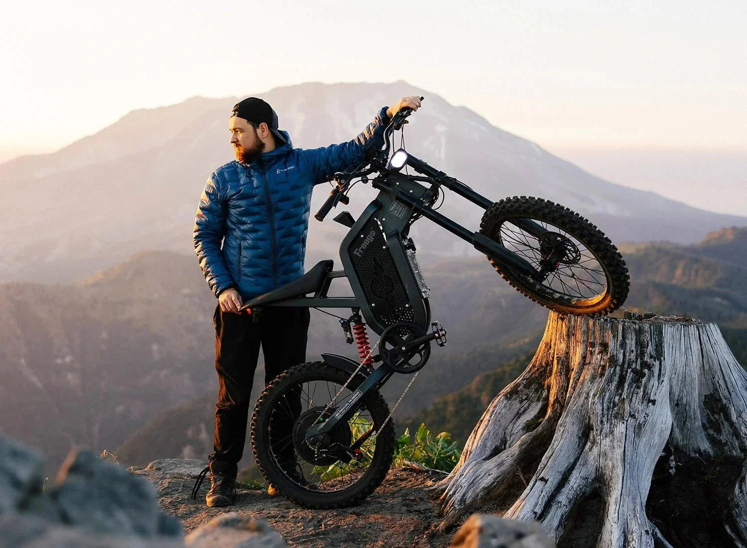 Freego X2 Dirt Master Off Road Electric Dirt Bike - 60V, 30Ah, 6000W peak, 50 MPH max speed,  full suspension, hydraulic brakes, Shimano 7-gear - 100% Financing Available
