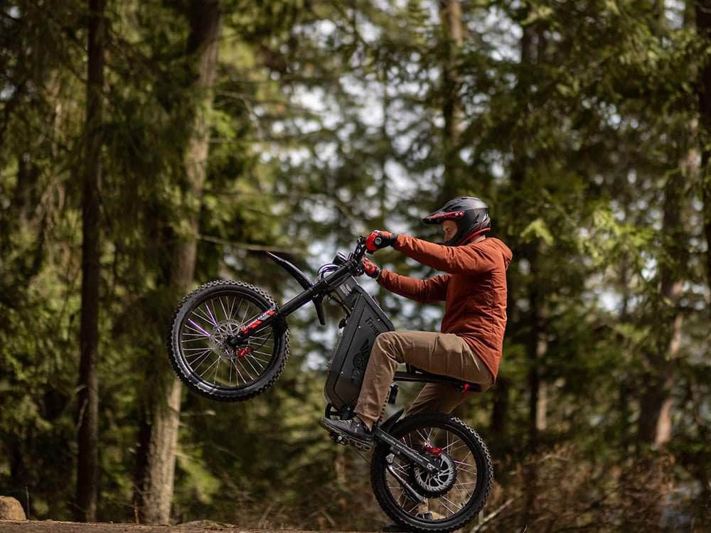Shipping in July - Freego X2 Pro All-Terrain Electric Dirt Bike - 60V, 30Ah, 3000W, full suspension, 4-piston hydraulic brakes - 100% Financing Available