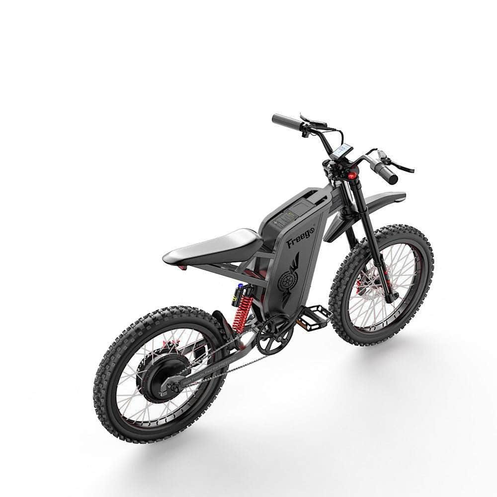 Shipping in July - Freego X2 Pro All-Terrain Electric Dirt Bike - 60V, 30Ah, 3000W, full suspension, 4-piston hydraulic brakes - 100% Financing Available