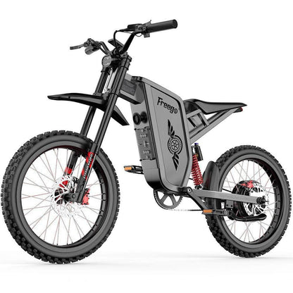 Shipping in July - Freego X2 Pro All-Terrain Electric Dirt Bike - 60V, 30Ah, 3000W, full suspension, 4-piston hydraulic brakes - 100% Financing Available