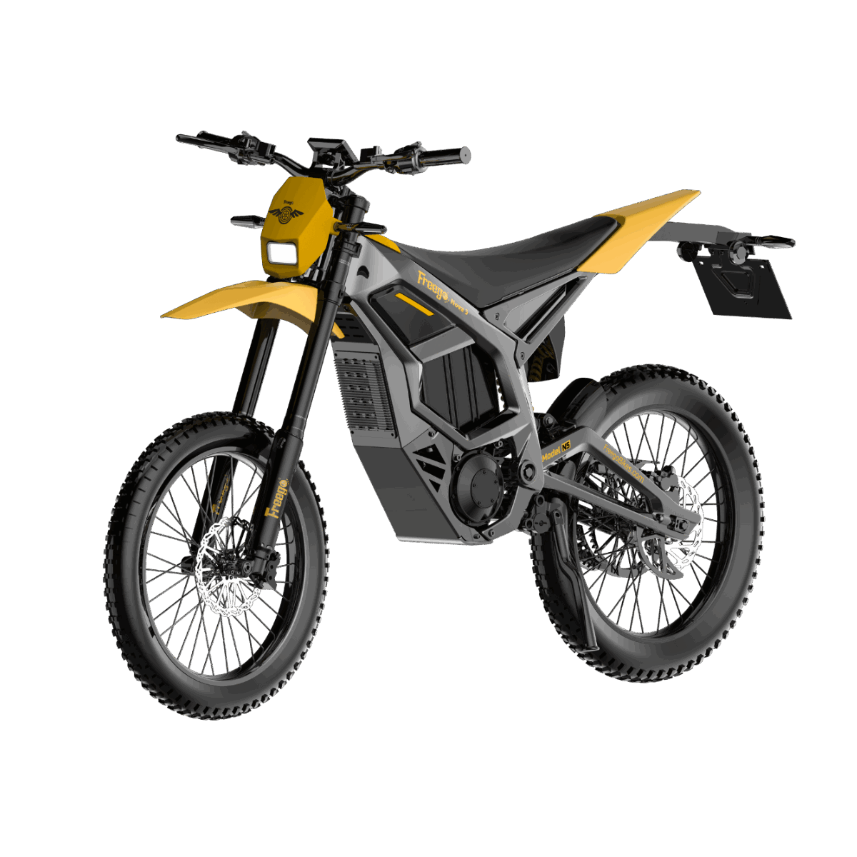 Freego | Nova 5 Mid-Drive Electric Dirt Bike | 8000W Peak - Nova 5 Black