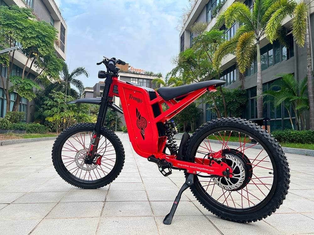Shipping in July - Freego X2 Pro All-Terrain Electric Dirt Bike - 60V, 30Ah, 3000W, full suspension, 4-piston hydraulic brakes - 100% Financing Available
