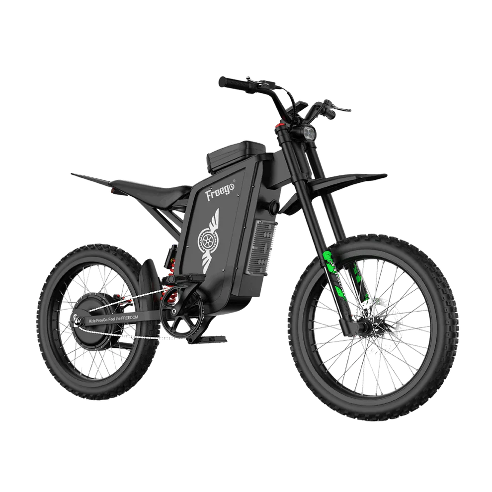 Ships Mid June - Freego X3 PRO All-Terrain Electric Dirt Bike - 72V, 50Ah, 8000W peak, 56 MPH max speed,  full suspension, hydraulic brakes - 100% Financing Available