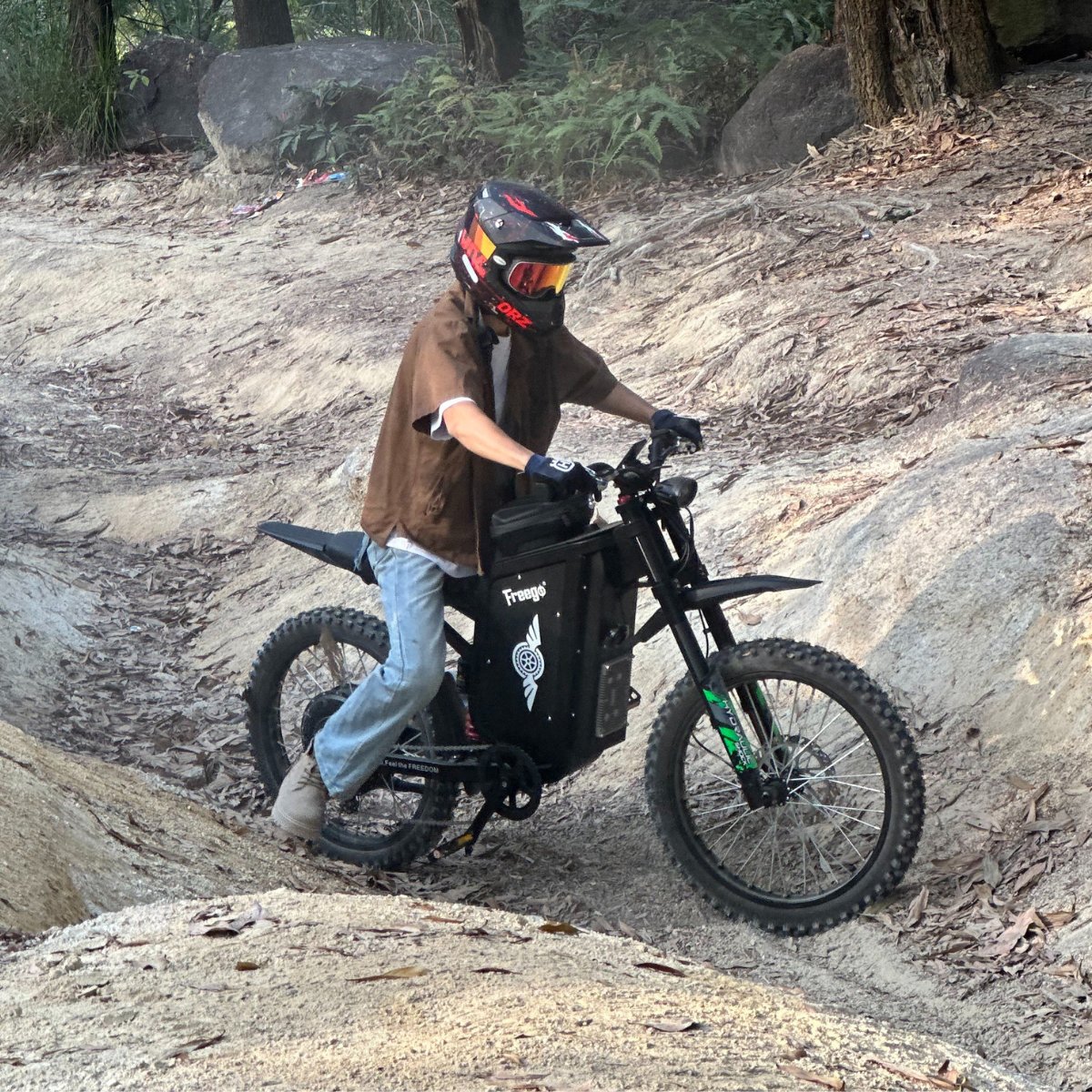 Freego | X3 Pro Off-Road Electric Dirt Bike 8000W Peak 72V 50Ah - Recreational Off-Road Use Only