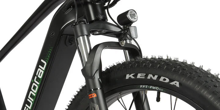 Eunorau FAT-AWD 2.0 Fat Tire Electric Bike 48V/500W+500W dual hub motor, range up to 80 miles - 100% Financing Available!