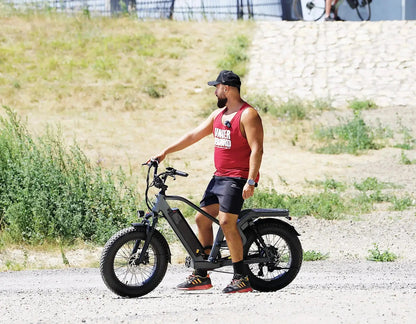 G-FORCE RS Full Suspension Fat Tire 48V  750W 60-100 Mile Range Electric Bike with Dual Hydraulic Brakes - 100% Financing Available!
