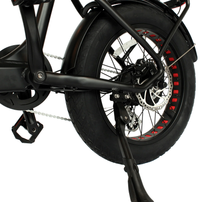 GIO LIGHTNING FOLDING ELECTRIC BIKE WITH FAT TIRES 48V 12Ah 500W, top speed 20 MPH, range 30 miles - 100% FINANCING AVAILABLE!