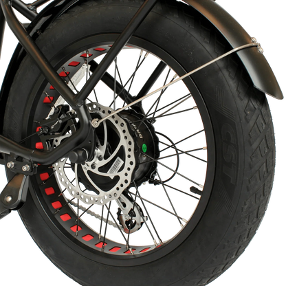 GIO LIGHTNING FOLDING ELECTRIC BIKE WITH FAT TIRES 48V 12Ah 500W, top speed 20 MPH, range 30 miles - 100% FINANCING AVAILABLE!