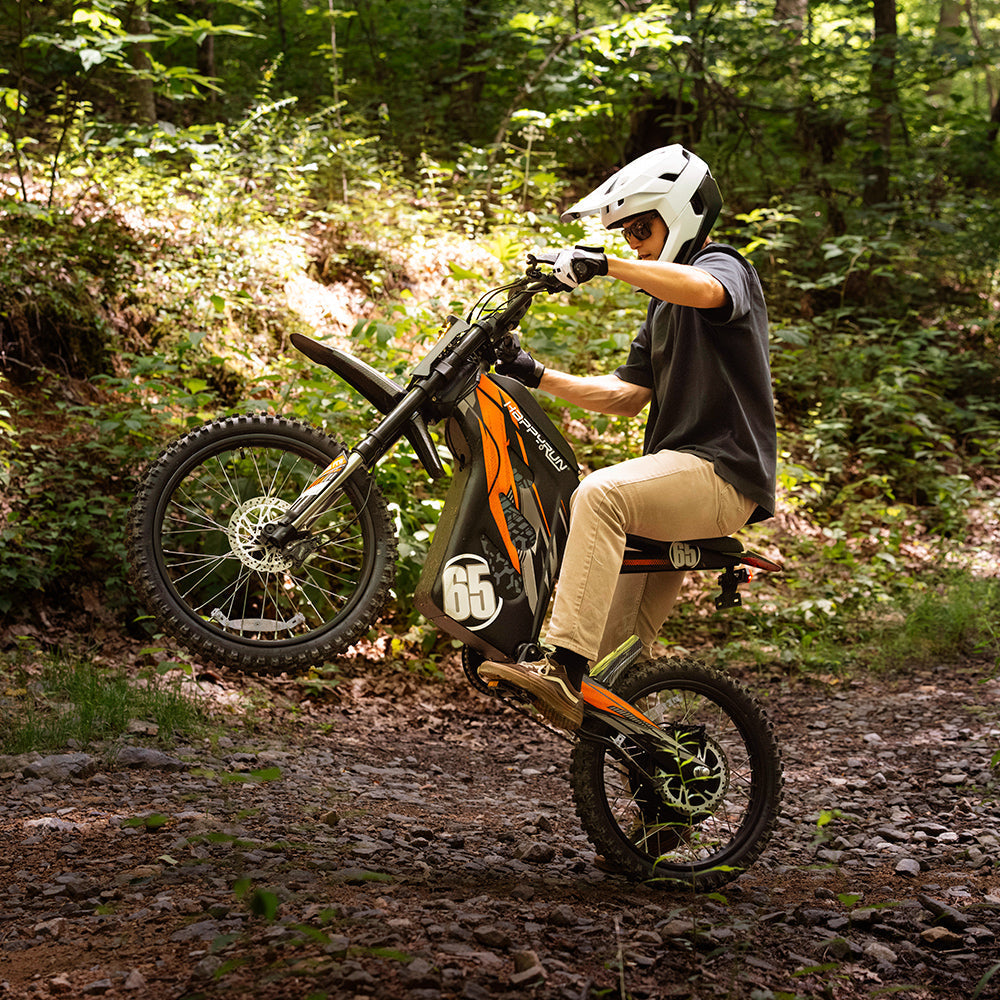 HappyRun | G300 Pro Electric Dirt Bike 6500W Peak Motor, 50 MPH Top Speed