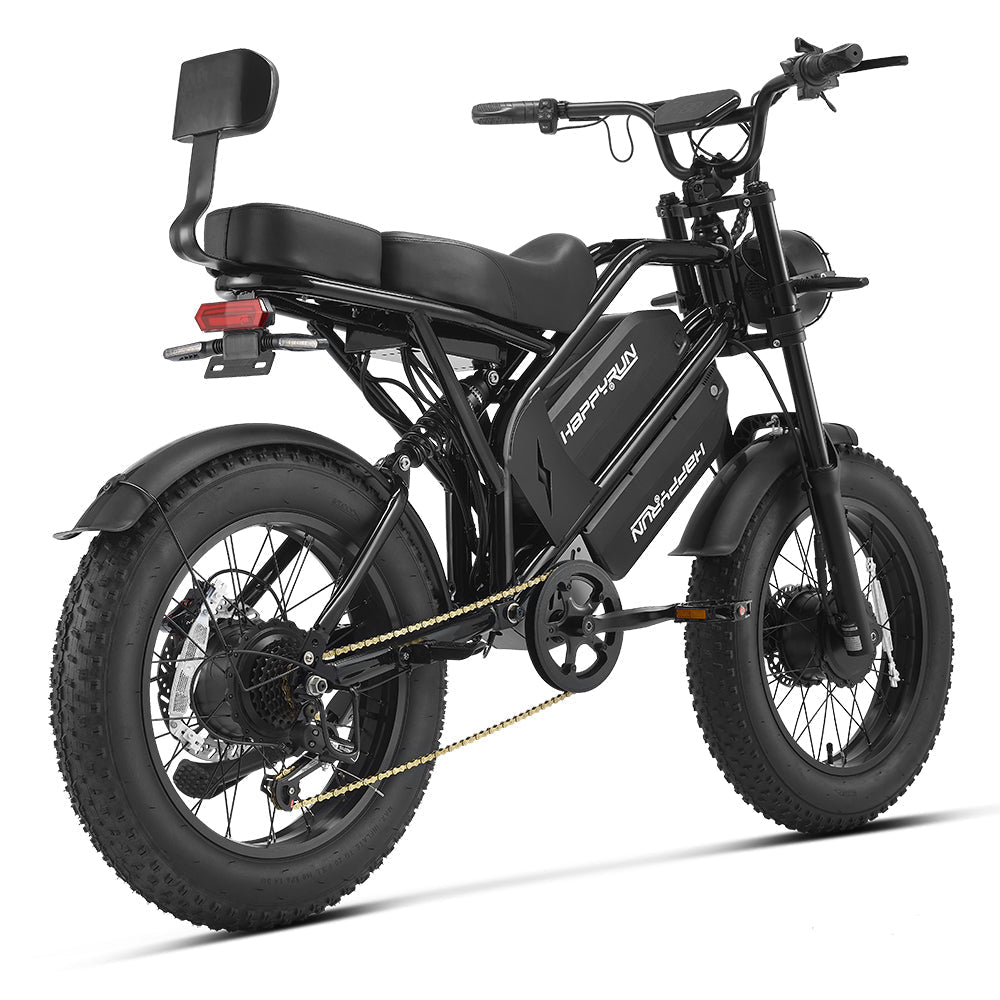 HappyRun | G70 Pro Dual-Motor Electric Cargo Bike Dual Battery