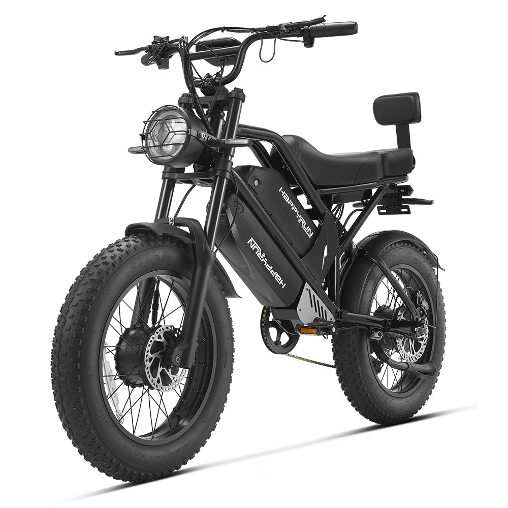 HappyRun | G70 Pro Dual-Motor Electric Cargo Bike Dual Battery