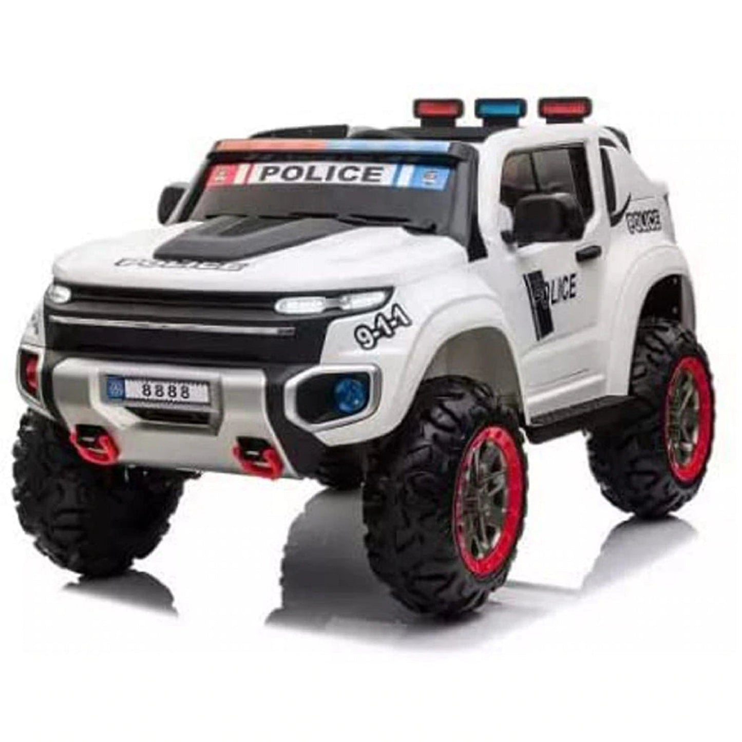 Police Ride-On Electric Car 12v for Kids Age 1-13 Years
