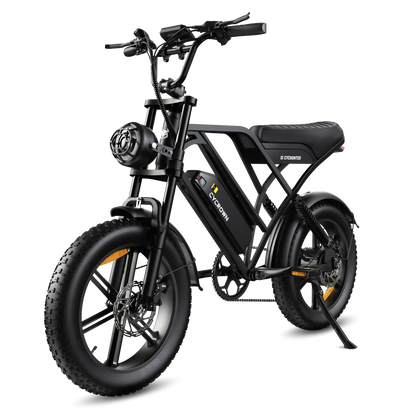 Cycrown CycHunter/CycHunter 2.0 -  48V 13Ah 1000W/1500W peak Class 3 Moped-Style Electric Bike - Full Suspension, Shimano 7-Speed - 100% Financing Available!
