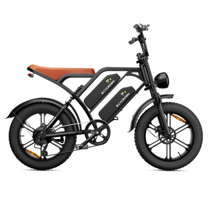 Cycrown CycHunter/CycHunter 2.0 -  48V 13Ah 1000W/1500W peak Class 3 Moped-Style Electric Bike - Full Suspension, Shimano 7-Speed - 100% Financing Available!