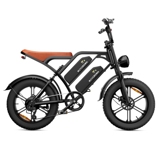 Cycrown CycHunter/CycHunter 2.0 -  48V 13Ah 1000W/1500W peak Class 3 Moped-Style Electric Bike - Full Suspension, Shimano 7-Speed - 100% Financing Available!