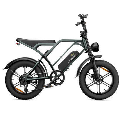Cycrown CycHunter/CycHunter 2.0 -  48V 13Ah 1000W/1500W peak Class 3 Moped-Style Electric Bike - Full Suspension, Shimano 7-Speed - 100% Financing Available!