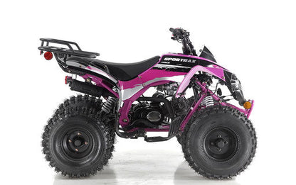 Apollo Sport Trax 125cc Youth Race Style Quad. Automatic trans with reverse, 12-Year-old and Up