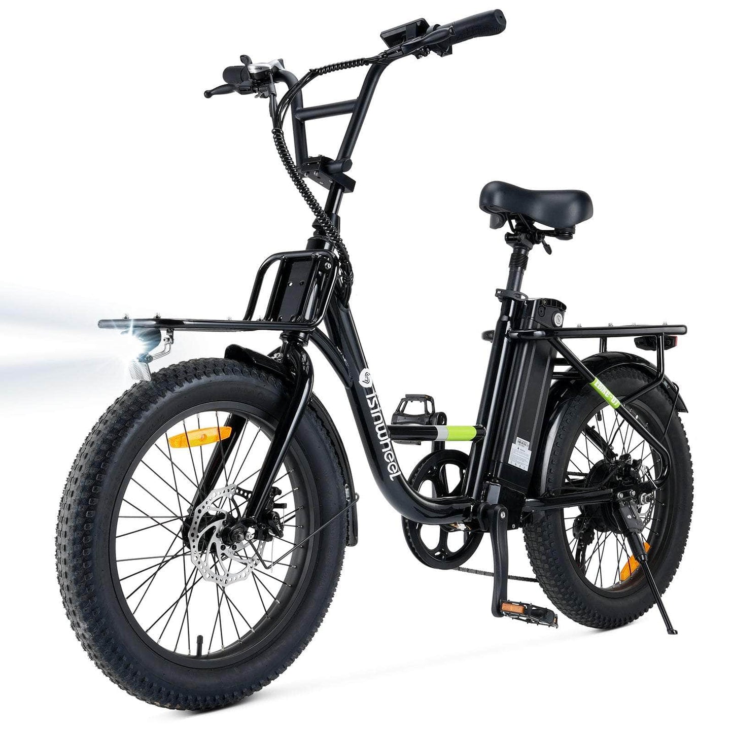 isinwheel U7 500W Electric Cargo Bike - 48V 10.4Ah Battery 7 Speed - 100% Financing Available!